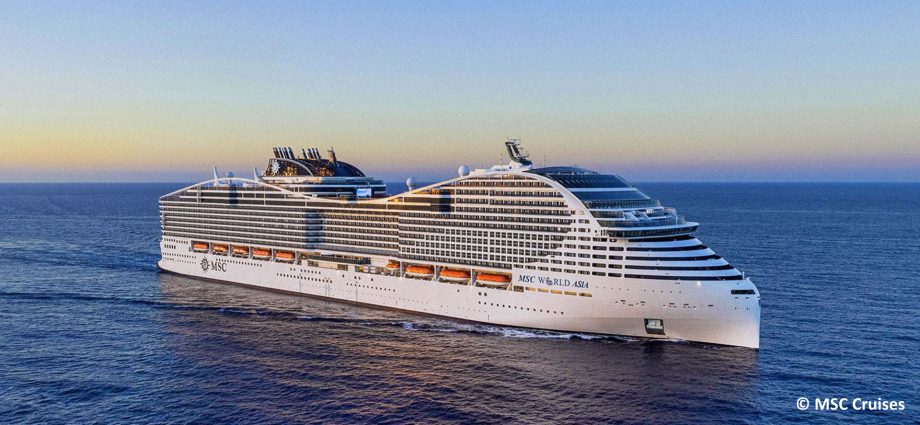 MSC World Asia - MSC Cruises third world class ship set to commence sailings from december 2026 – © MSC Cruises