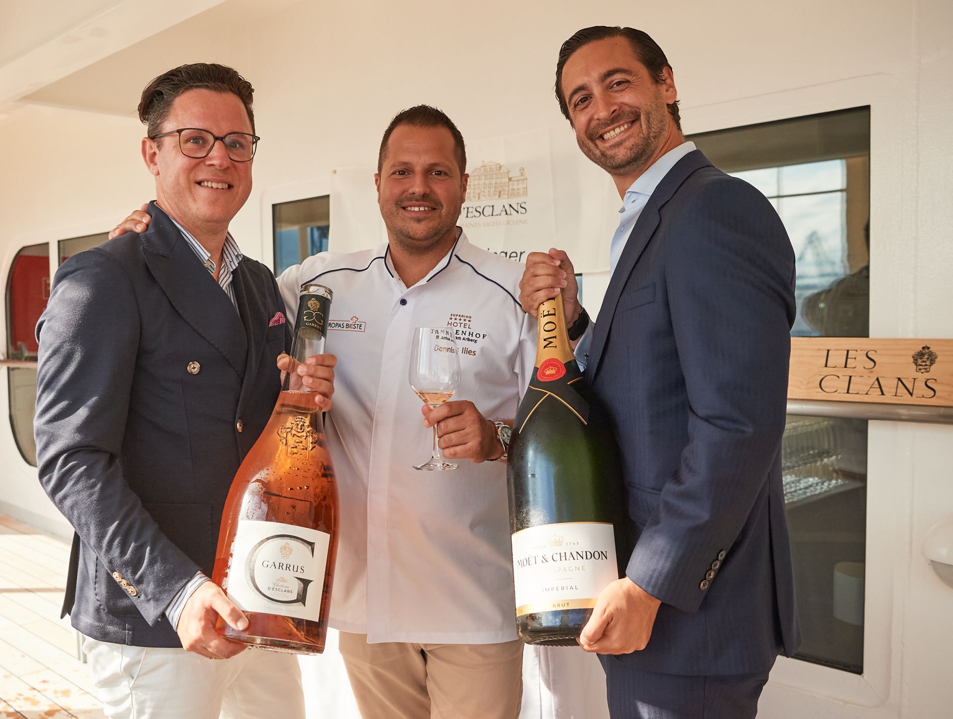 EUROPAs Beste 2025, MS EUROPA, Hamburg, Hapag-Lloyd Cruises, Gourmet-Event, Helmut Aichinger, Dennis Ilies, Javier Terres - © Hapag-Lloyd Cruises / Ulrich Schaarschmidt