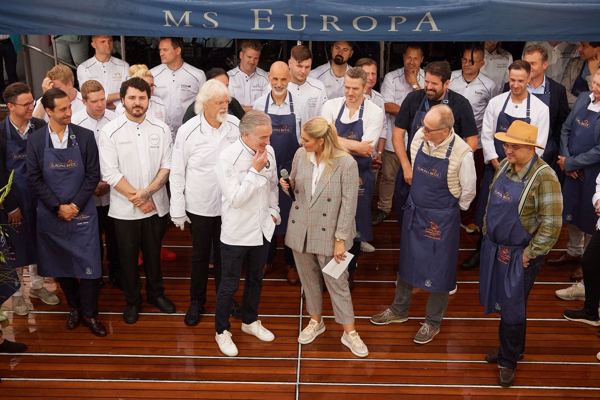 EUROPAs Beste 2025, MS EUROPA, Hamburg, Hapag-Lloyd Cruises, Gourmet-Event, Alle Akteure - © Hapag-Lloyd Cruises / Ulrich Schaarschmidt