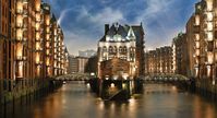 Blick auf Wasserschloss in der Speicherstadt   © Mediaserver Hamburg   Andreas Vallbracht   www.prachtvoll.de