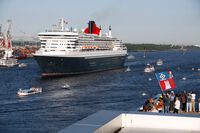 Einlaufen Queen Mary   © Mediaserver Hamburg   Jörg Modrow