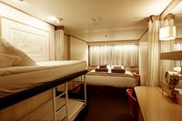 Celestyal Journey   Inside Stateroom Queen Double Bunk   © Celestyal Cruises